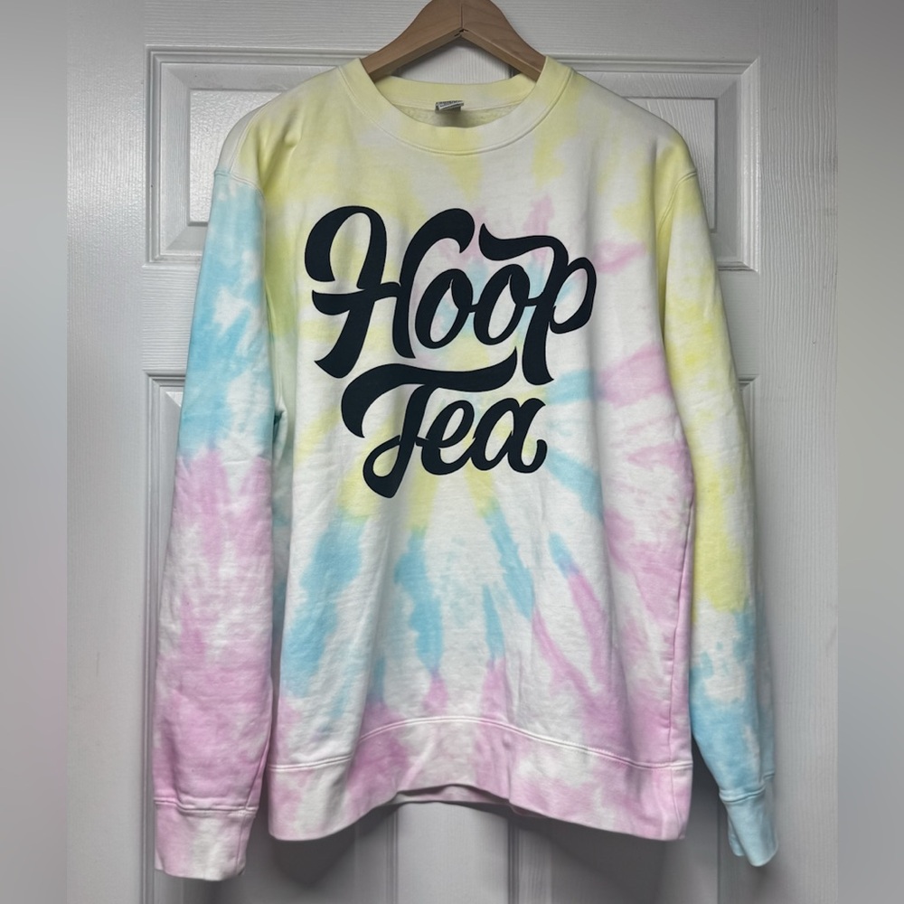 Independent Trading Company Hoop Tea Tie Dye Pullover Sweatshirt